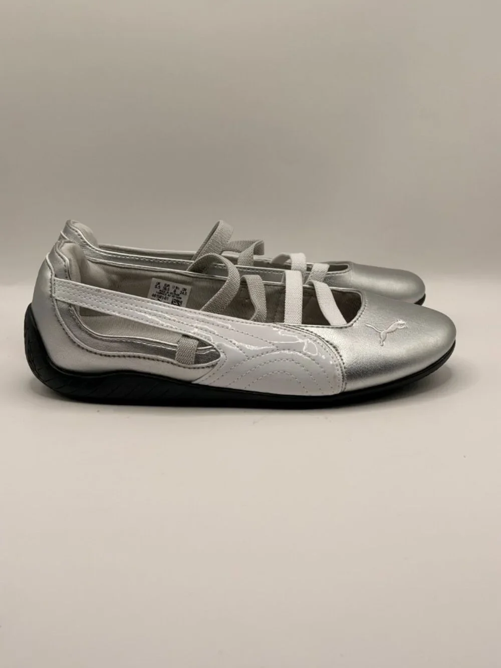 Puma Womens Speedcat Ballet Metallic Ballet Sneakers Sz 8 M
